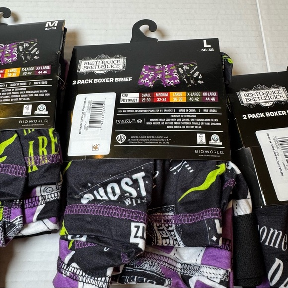 Beetlejuice Men's Boxer Briefs, 2-Pack - Picture 5 of 5